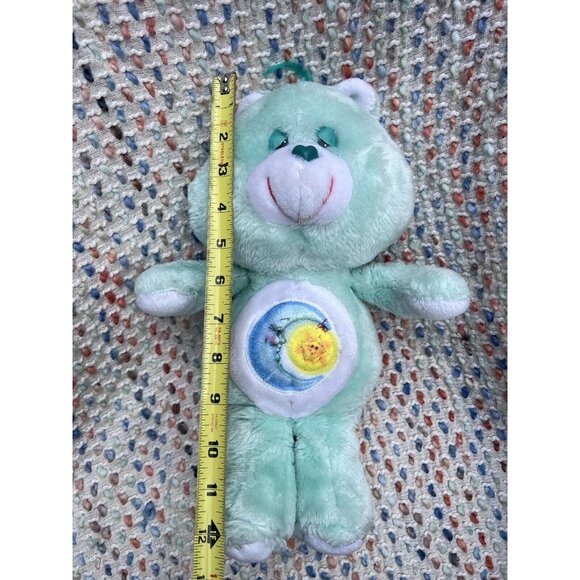 š©µSOLD𩵠Care Bears ⢠Bedtime Bear ⢠Green Moon Sleepy Time ⢠Vintage - Picture 3 of 9